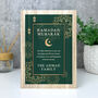 Personalised Ramadan Mubarak Giant Wooden Block 21cm X 15cm, thumbnail 6 of 10