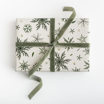 Luxury Christmas Wrapping Paper, Festive Foliage, 3 of 3