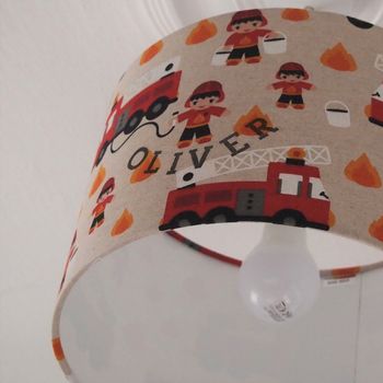 Child's Fire Engine Lampshade, 2 of 9
