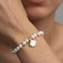 Shinju Pearl And Shell Bracelet, thumbnail 3 of 4