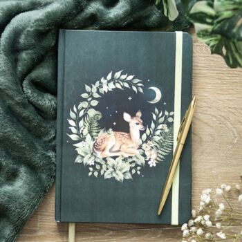 Fawn Green Notebook | A5 200 Lined Pages, 3 of 5