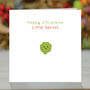 Little Sprout, Babies Christmas Card, thumbnail 3 of 5