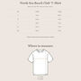 Mens Retro Grey 'North Sea Beach Club' T Shirt, thumbnail 5 of 5