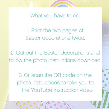 Digital Download Easter Craft Kit For Kids, 10 of 11