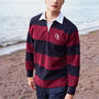 Personalised Monogram Striped Rugby Shirt Initials Gift, thumbnail 1 of 2