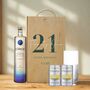 Personalised 21st Birthday Vodka Gift Set With Custom Lid, thumbnail 6 of 11