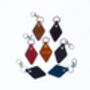 Handmade Personalised Leather Keyring Made In Britain, thumbnail 5 of 7