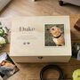 Personalised Heart Paw Photo Pet Memorial Keepsake Box, thumbnail 1 of 12