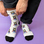 Personalised Super Mummy/Daddy Bear, Father's Day Socks, thumbnail 1 of 4