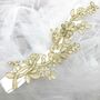 Orla Vintage Gold Embroidered Wedding Gater, thumbnail 1 of 8