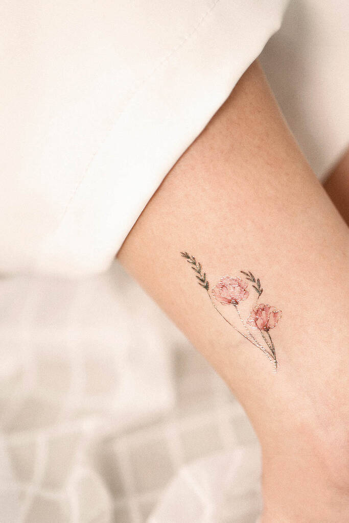 Rickies Tattoo Fine Line Tattoos In Pastel Colours In Singapore   GirlStyle Singapore