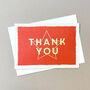 Gold Star Thank You Luxury Box Set Of Eight Note Cards, thumbnail 2 of 9