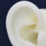 Sterling Silver White Opal Huggie Hoops, thumbnail 7 of 11