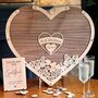 Personalised Wedding Guest Book Alternative – Heart Drop Box, thumbnail 2 of 8