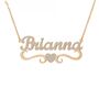Iced Out Name Necklace, thumbnail 4 of 6