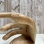 Hand Carved Wooden ‘Hand Of Wisdom’ Wine Bottle Holder, thumbnail 6 of 11