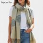 Cashmere Mulberry Tree Of Life Print Scarf, thumbnail 6 of 11