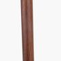 Brushed Silver Wood Effect Table Lamp, thumbnail 6 of 8