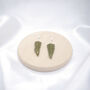 Fern Leaf Sterling Silver Or Gold Plated Earrings, thumbnail 4 of 6