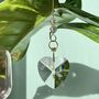 Crystal Heart Suncatcher, Plant Gift, thumbnail 1 of 3
