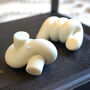 Twisted Tied Knot Natural Soy Wax Candle, thumbnail 2 of 3