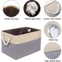 Set Of Four Storage Baskets Foldable Fabric Boxes, thumbnail 6 of 7