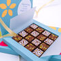 Personalised Chocolate Gift With Daisies And Bees, thumbnail 1 of 4