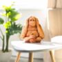 Three Monkey Garden Ornaments See Hear Speak No Evil, thumbnail 4 of 12