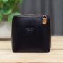 Leather Cross Body Handbag In Black And Tan, thumbnail 1 of 3