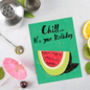 Melon Birthday Card, thumbnail 1 of 2