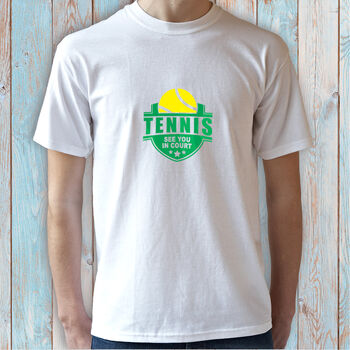Tennis Fan T Shirt, 3 of 9