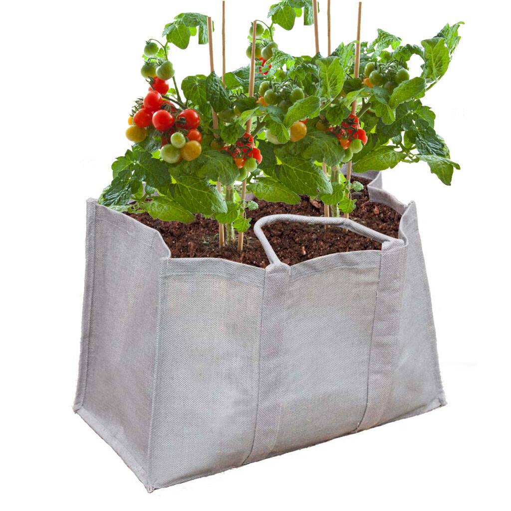 Personalised Eco Jute Garden Grow Bag By Dibor | notonthehighstreet.com