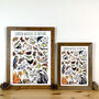 Garden Wildlife Of Britain Wildlife Print, thumbnail 5 of 9