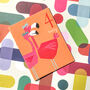 Mini Flamingos 4th Birthday Card, thumbnail 1 of 4