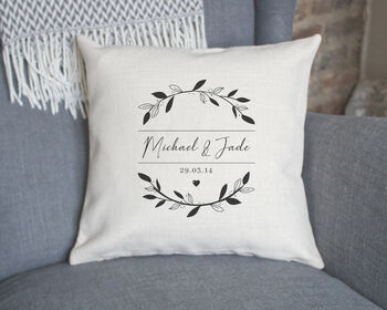 Personalised Couples Cushion, 3 of 8