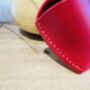Personalised Red Leather Glasses Case, thumbnail 4 of 12