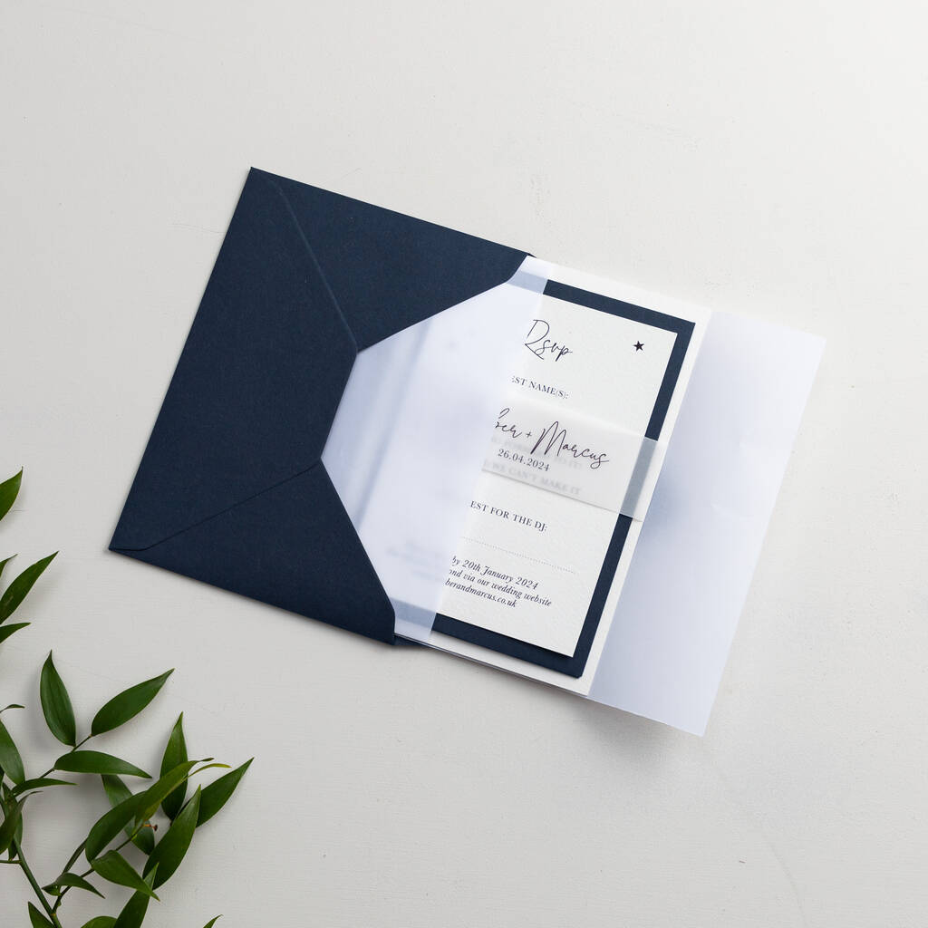 Moon And Stars Wedding Invitation Suite Sample Pack, 1 of 6