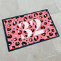 Personalised Leopard Print Doormat Gift For The Home, thumbnail 3 of 3