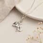 Personalised Sterling Silver Faith, Hope And Charity Necklace, thumbnail 10 of 10