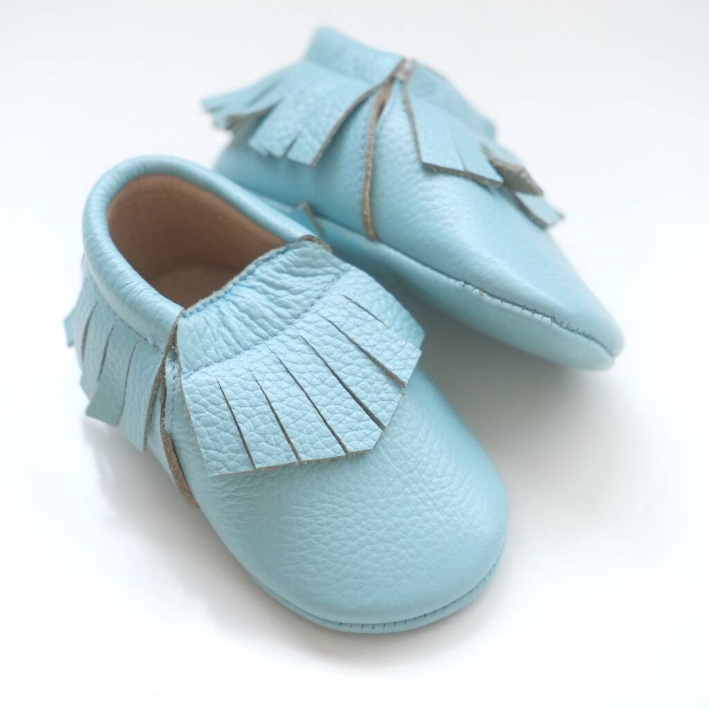 Fringe Baby Moccasin Style Shoes By Blossom and Bear ...