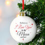 Personalised Bauble For Wife Or Husband, thumbnail 1 of 5