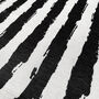 Striped Black And White Soft Cushion Cover, thumbnail 2 of 7