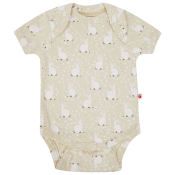 Two Pack Baby Bodysuits Cotton Tail, 2 of 2