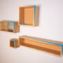 Solid Wood Cluster Shelf Units, thumbnail 3 of 9