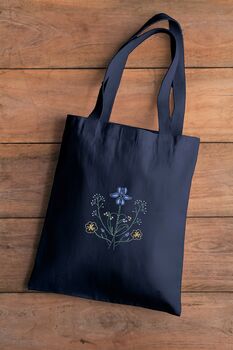 Botanical Tote Bag Embroidery Kit, 5 of 7