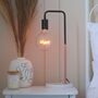 Happy Text Light Bulb And Table Lamp, thumbnail 2 of 4