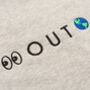 'Look Out, World' Embroidered Children's Sweatshirt, thumbnail 4 of 11
