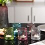 Six Pieces Vintage Glass Candle Holders, thumbnail 4 of 8