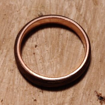 Copper And European Walnut Ring, 3 of 7