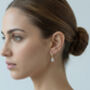 Shikaku 18 K Gold Plated Stone Earrings, thumbnail 4 of 6